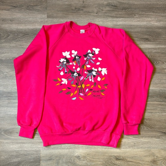 Vintage Petal Pets Dog Wood Crewneck / 1989 / Large - Picture 2 of 7